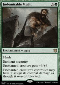 Indomitable Might - Wilds of Eldraine Commander Decks