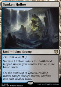 Sunken Hollow - Wilds of Eldraine Commander Decks