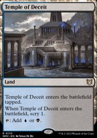 Temple of Deceit - Wilds of Eldraine Commander Decks