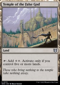 Temple of the False God - Wilds of Eldraine Commander Decks