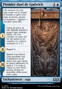 Premier duel de Gadwick - 