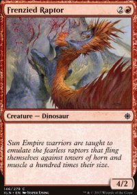 Frenzied Raptor - Ixalan