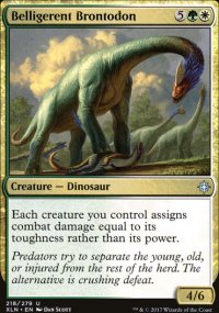 Belligerent Brontodon - Ixalan