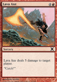 Lava Axe - 10th Edition