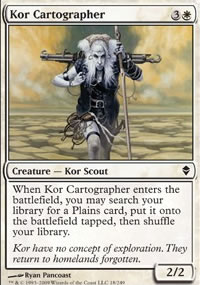 Kor Cartographer - Zendikar