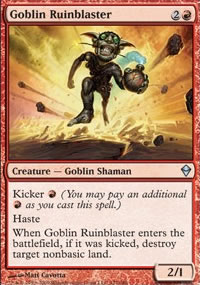 Goblin Ruinblaster - Zendikar