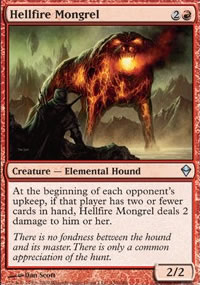 Hellfire Mongrel - Zendikar