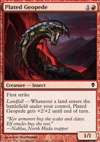 Plated Geopede - Zendikar