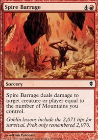 Spire Barrage - Zendikar