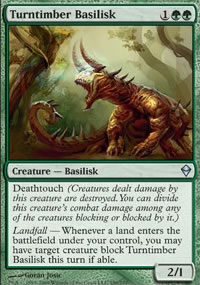 Turntimber Basilisk - Zendikar