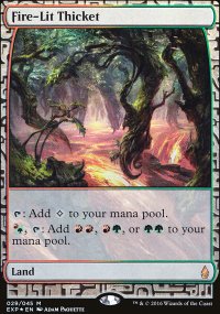 Fire-Lit Thicket - Zendikar Expeditions