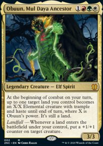 Obuun, Mul Daya Ancestor 1 - Zendikar Rising Commander Decks