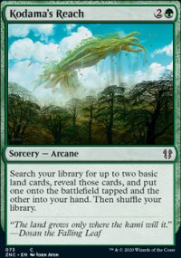 Kodama's Reach - Zendikar Rising Commander Decks