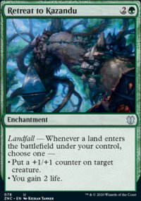 Retreat to Kazandu - Zendikar Rising Commander Decks