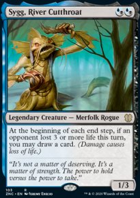 Sygg, River Cutthroat - Zendikar Rising Commander Decks