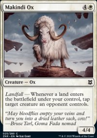 Makindi Ox 1 - Zendikar Rising