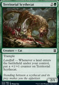 Territorial Scythecat 1 - Zendikar Rising