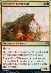 Brushfire Elemental 1 - Zendikar Rising