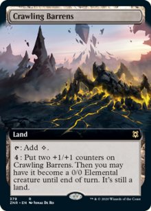 Crawling Barrens 2 - Zendikar Rising